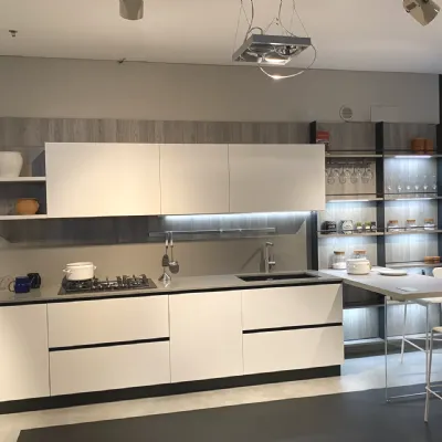 Cucina bianca moderna lineare Trend linea Forma 2000 a soli 8700