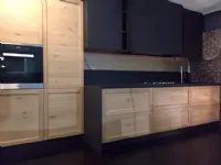 Cucina moderna lineare Ar-tre Infinity rovere nodato - paolo biordi designer a prezzo ribassato