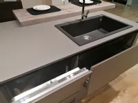 Progetta una cucina moderna ad isola Oltre Lube a soli 25311. Rovere chiaro.