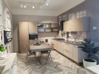 Cucina moderna tortora Creo kitchens ad angolo Kyra scontata