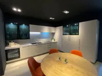 Cucina moderna tortora Prima cucine ad angolo Domino castoro in Offerta Outlet