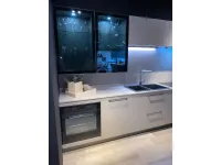 Cucina moderna tortora Prima cucine ad angolo Domino castoro in Offerta Outlet