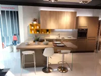 Cucina moderna tortora Veneta cucine lineare Carerra v12 a soli 7800