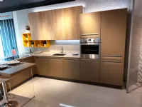 Cucina moderna tortora Veneta cucine lineare Carerra v12 a soli 7800