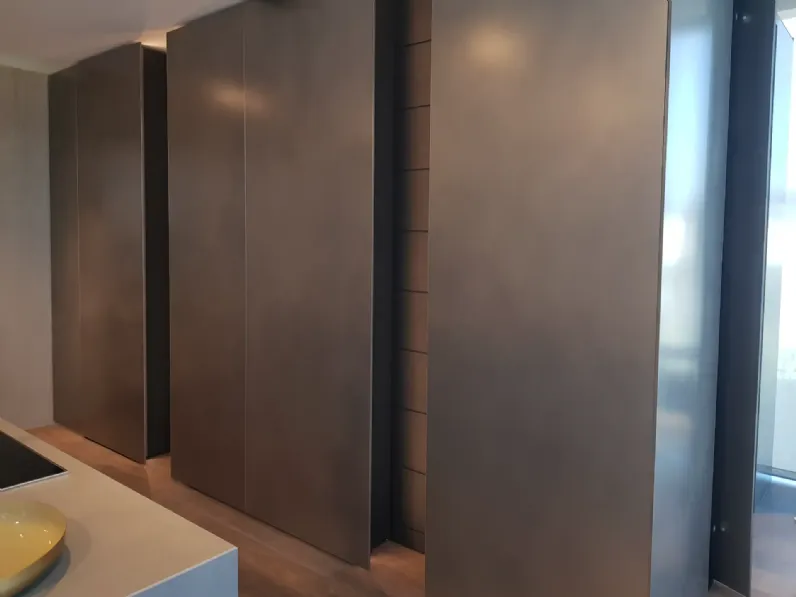 Cucina a prezzo scontato lineare design Blade Modulnova