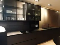 Cucina antracite moderna lineare Mh6/blade Modulnova a soli 17000