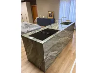 CUCINA con isola Artigianale Monolith SCONTATA 55%