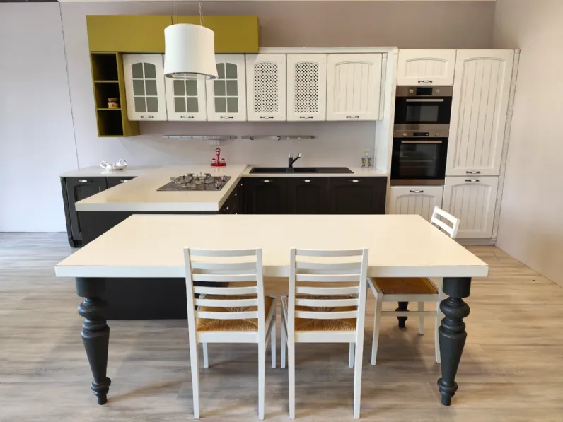 Cucina Morgana con penisola Arrex con uno sconto imperdibile