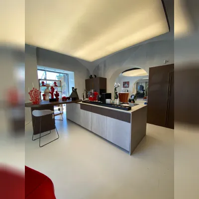 Cucina Na 102 cucins glass asia arredo3 moderna rovere moro Arredo3 ad angolo scontata 55%