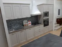 Cucina Net cucine classica lineare grigio in legno Bea