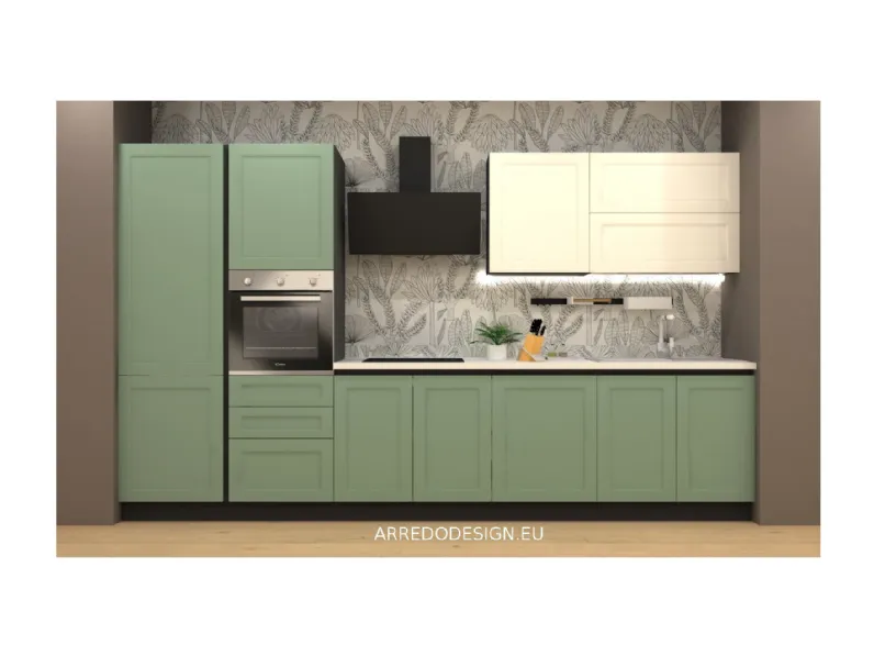 Cucina lineare moderna altri colori Net cucine Dora a soli 3990 Euro