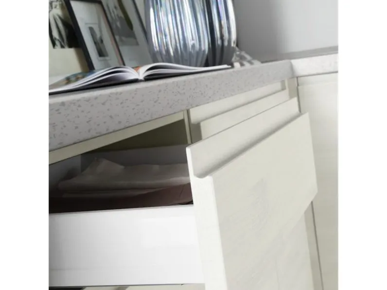 Cucina rovere chiaro moderna lineare Net cucine New  kelly a soli 4600 Euro