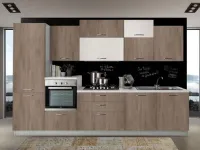 Cucina lineare New Smart cm. 330 in laminato opaco a prezzo scontato!