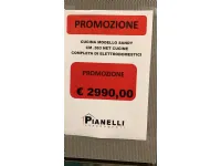 Cucina lineare design grigia Net cucine Sandy a soli 2980