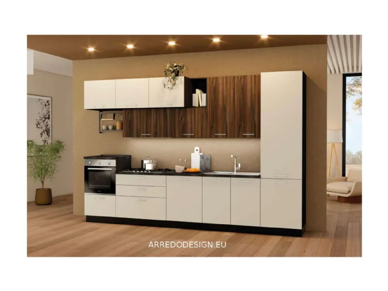 Cucina altri colori moderna lineare Smart Net cucine in offerta