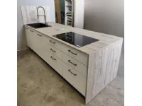 Cucina bianca moderna con isola Niki isola Arrex a soli 6700 Euro