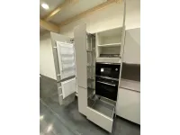 Cucina Nobilia moderna ad angolo grigio in laccato opaco Fashion