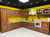 Cucina noce classica ad angolo Elena Mobilturi a soli 5990
