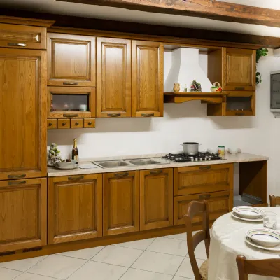 Cucina noce classica lineare Tosca Arredo3