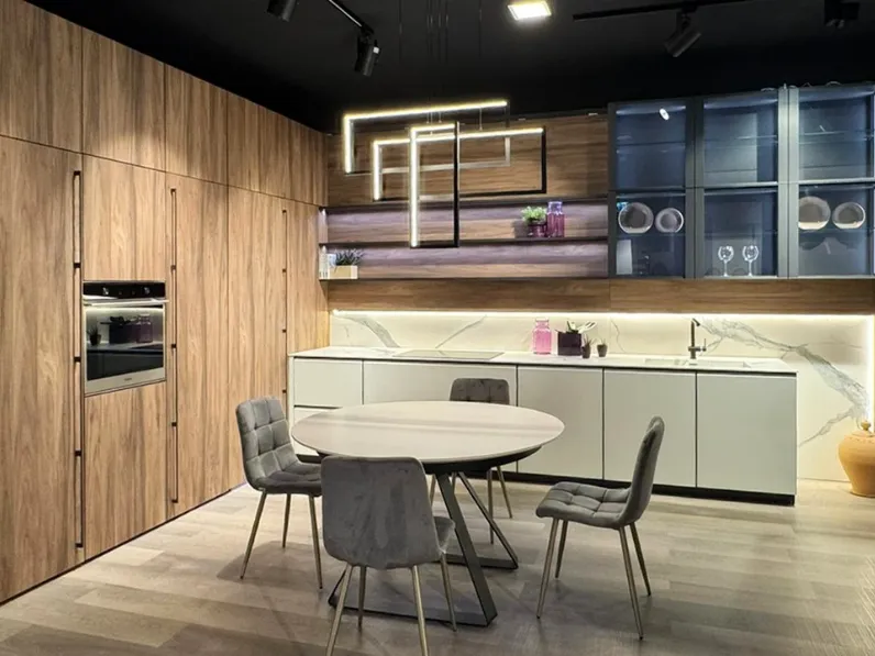 Cucina noce moderna ad angolo Sistematica profili La casa moderna a soli 26000 Euro