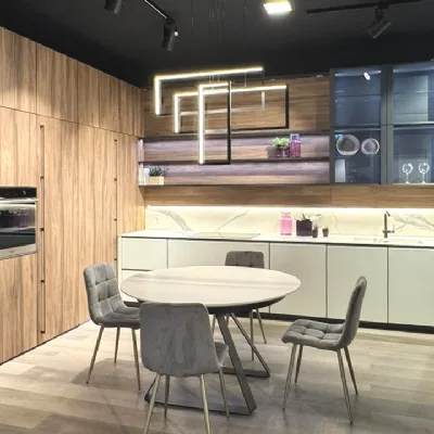 Cucina noce moderna ad angolo Sistematica profili La casa moderna a soli 26000 Euro