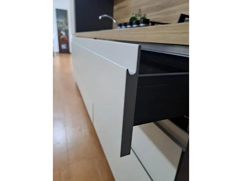 Cucina noce moderna lineare Kelly330 Net cucine a soli 5355€