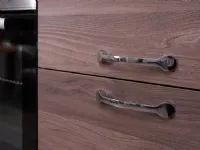 Cucina noce moderna lineare Lube cucine Noemi a soli 3480 Euro