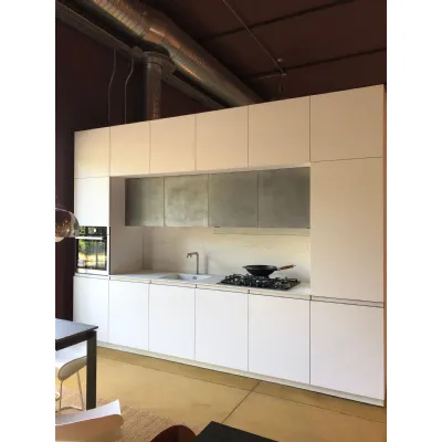 Cucina Nova cucina design lineare bianca in laccato opaco Smart