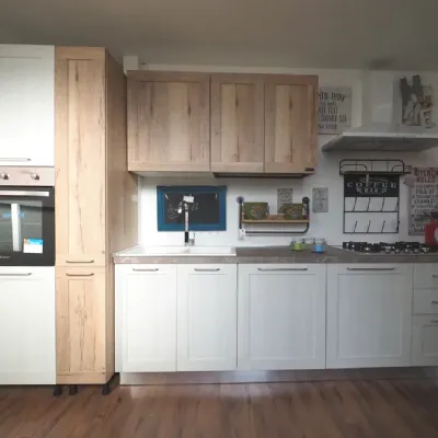 Cucina provenzale lineare Cucina shabby white  Nuovi mondi collection a prezzo ribassato