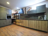 CUCINA Nuovi mondi cucine ad angolo Modello one telaio metallo industrial  SCONTATA