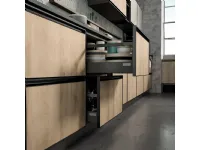 CUCINA Nuovi mondi cucine ad angolo Modello one telaio metallo industrial  SCONTATA