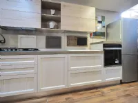 CUCINA Nuovi mondi cucine con penisola Modello vintage shabby legno  SCONTATA