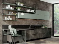 Cucina Nuovi mondi cucine Cucina industrial quadra con colonne OFFERTA OUTLET