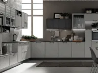 cucina quadra telaio legno moderna con angolare con living in offerta outlet nuovimondi