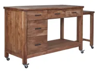 Cucina Nuovi mondi cucine Isola  credenza tavolo legno allungabile in offerta  OFFERTA OUTLET