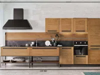 CUCINA Nuovi mondi cucine lineare Cucina industrial legno frame con maniglia particolare  SCONTATA 54%