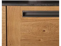 Cucina modello Cucina industrial legno frame con maniglia particolare  Collezione esclusiva PREZZO SCONTATO 50%