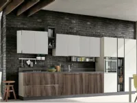 CUCINA Nuovi mondi cucine lineare Cucina minimal moderna  SCONTATA