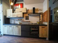 Cucina lineare industriale rovere chiaro Collezione esclusiva Cuicna industrial jupiter moderna   a soli 4990