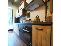 Cucina lineare industriale rovere chiaro Collezione esclusiva Cuicna industrial jupiter moderna   a soli 4990