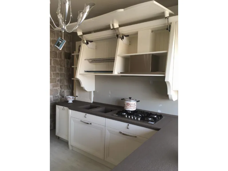 Cucina Kaly bianca classica Oldline scontata 65%.