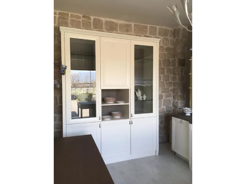 Cucina Kaly bianca classica Oldline scontata 65%.