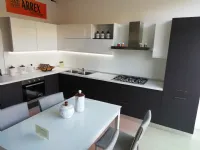 Cucina Oriente+arcobaleno moderna altri colori con penisola Arrex