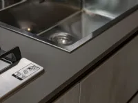 Cucina Oyster decorativo pro 22 moderna antracite ad angolo Veneta cucine