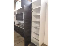 Cucina lineare in laminato materico a prezzo scontato 58%