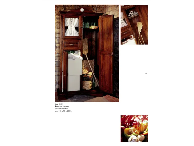 Cucina Parlani Dispensa alabama PREZZO OUTLET scontata 60%