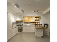 Cucina Pavese classica bianca con penisola Veneta cucine scontata 59%