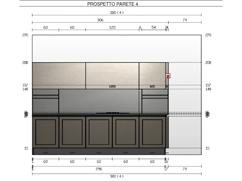 CUCINA Imab Pet quarzo PREZZO OUTLET scontata 50%