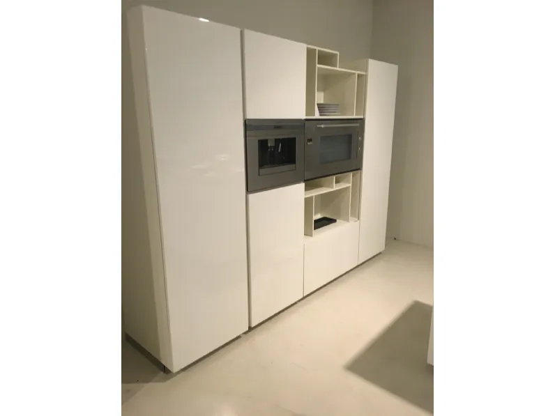 Cucina Plus moderna bianca ad isola Elam