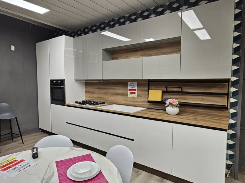 Cucina design lineare Pop Mobilturi a prezzo scontato